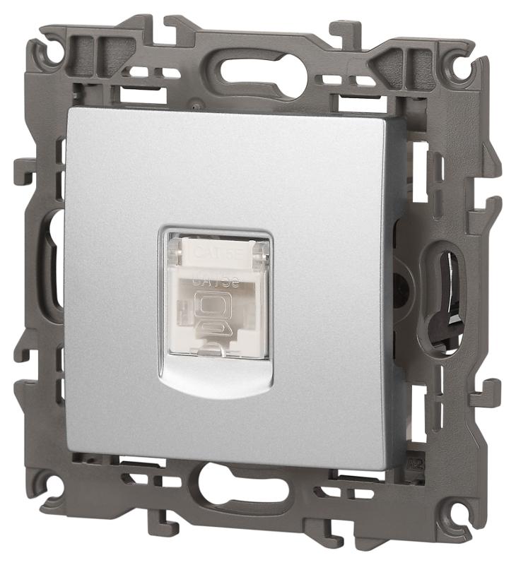 14-3107-03 Розетка RJ45, IP20, алюминий | Б0034304 | ЭРА — миниатюра 4