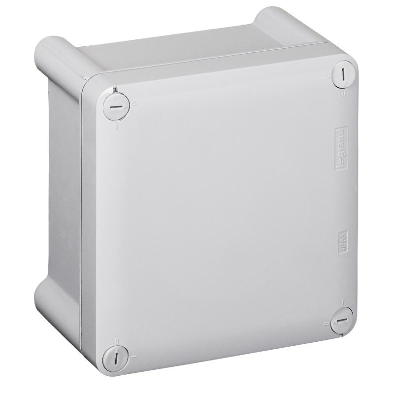 Коробка промышленная пластиковая - IP66 - IK08 - T 029 - 130x130x74 мм - непрозрачная крышка | 035013 | Legrand — Legrand