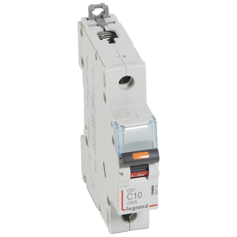Выключатель автоматический  однополюсный DX3 10А C 25кА | 409754 | Legrand — Legrand