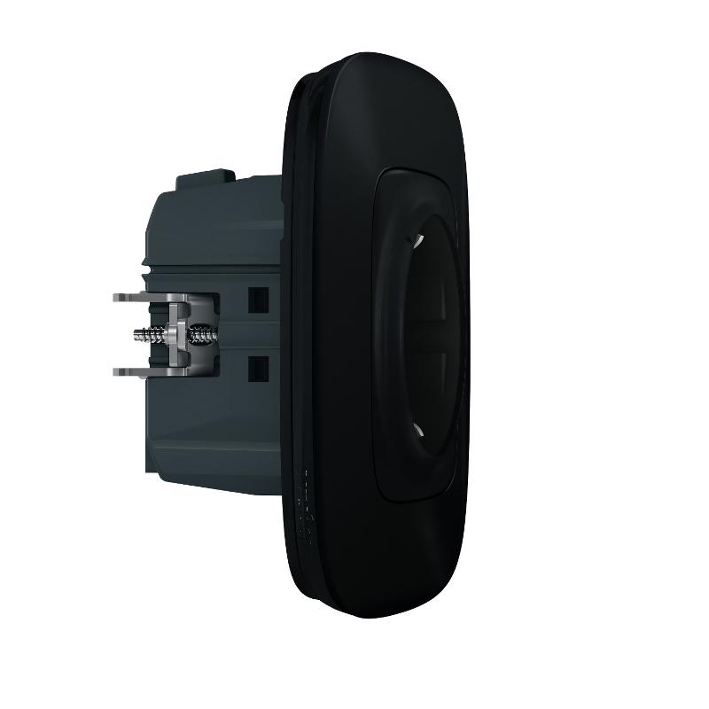 Розетка умная с/з Valena Allure 16А 230В антрацит Netatmo — миниатюра 3