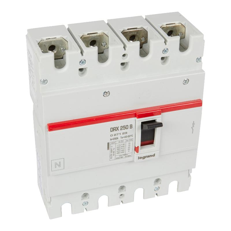 DRX250 термомагнитный 250A 4П 25KA | 027123 | Legrand — Legrand