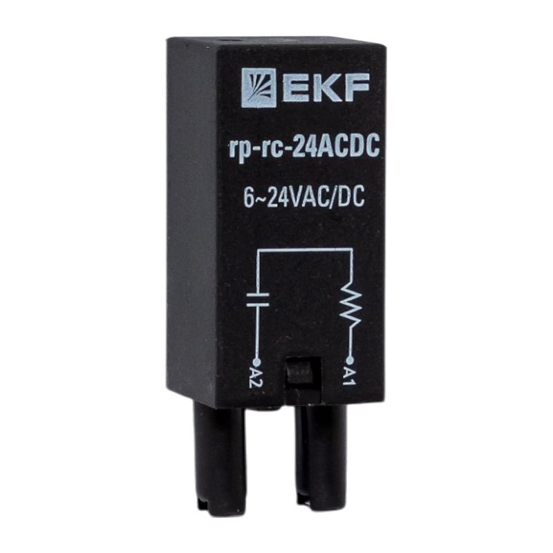 Модуль защитный RC 6-24В AC/DC для промежуточных реле RP AVERES | rp-rc-24ACDC | EKF — EKF