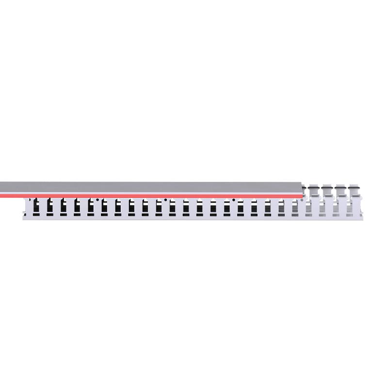 Короб перфорированный, серый RL12 100x40 (ШхВ) зуб - 12мм, паз -8мм  | 00165RL |  DKC — миниатюра 3