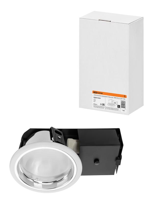 Светильник встраиваемый под лампу ЛВО 04 Downlight 2х15Вт КЛЛ Е27 IP20 | SQ0342-0027 | TDM — TDM ELECTRIC