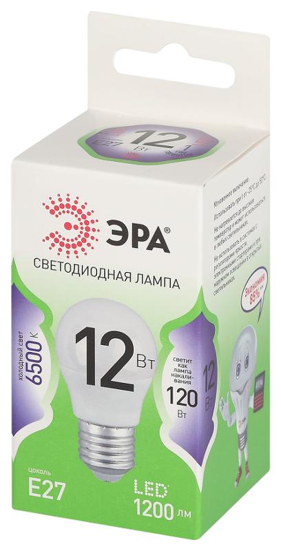 Лампа светодиодная GREEN LINE LED P45-12W-865-E27 GL E27 12 Вт шар холодный свет | Б0067052 | ЭРА — миниатюра 5