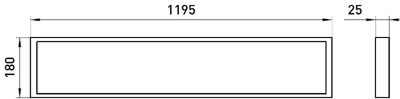 Светильник светодиодный потолочный SPO-17-9-4K-40 40Вт 4000К 3600Лм <1% IP40 180x1195x25 с равномерной засветкой матовый | Б0061343 | ЭРА — миниатюра 3