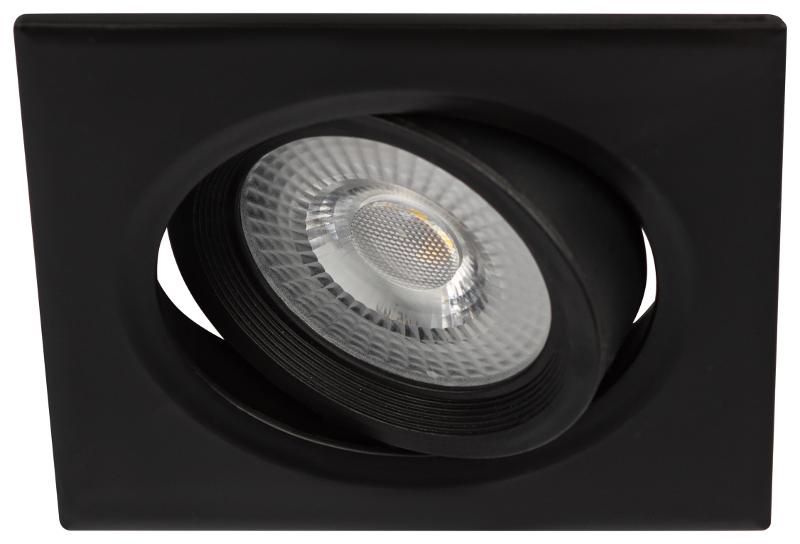 Светильник светодиодный встраиваемый KL LED 21A-5 4K BK квадратный поворотн. SMD 5W 4000K | Б0039688 | ЭРА — миниатюра 3