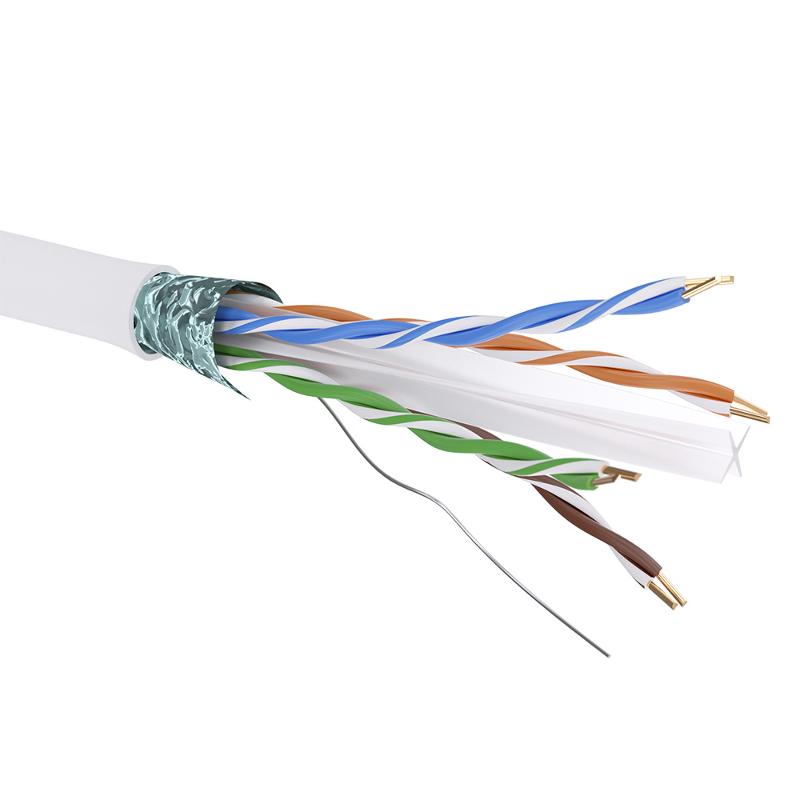 Кабель CAT 6, F/UTP, Hг(A)-LSLTx, бухта 305м, белый | RN6FUA03WH | DKC — DKC (ДКС)