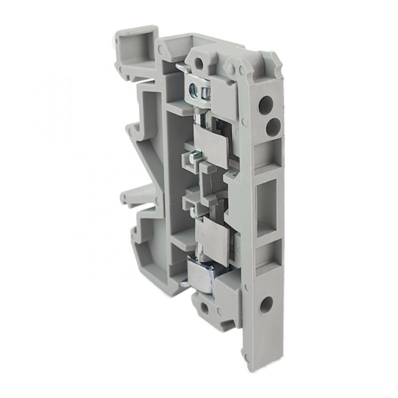 Колодка клеммная для плавких вставок JXB-4/35 тип RD серая PROxima | plc-jxb-4/35RD-gy | EKF — EKF