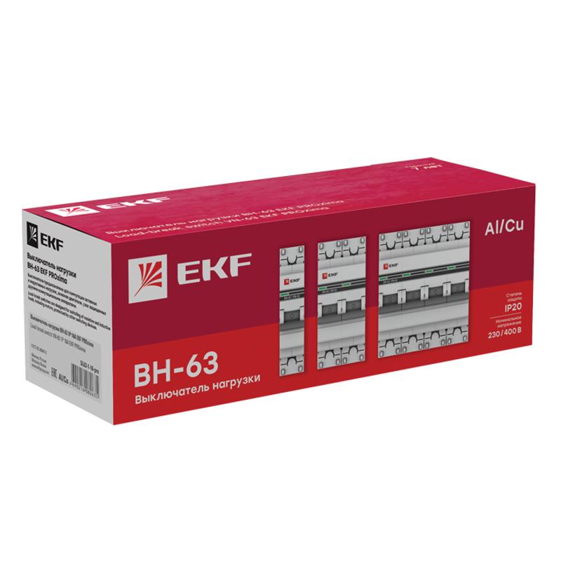 Выключатель нагрузки 2P 32А ВН-63 PROxima | SL63-2-32-pro | EKF — миниатюра 4