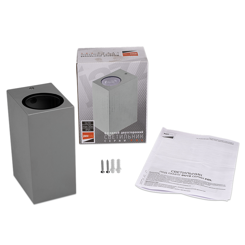Светильник светодиодный PDL-S 72150 GU10-2 GR 230V IP65 | .5040038 | Jazzway — миниатюра 6
