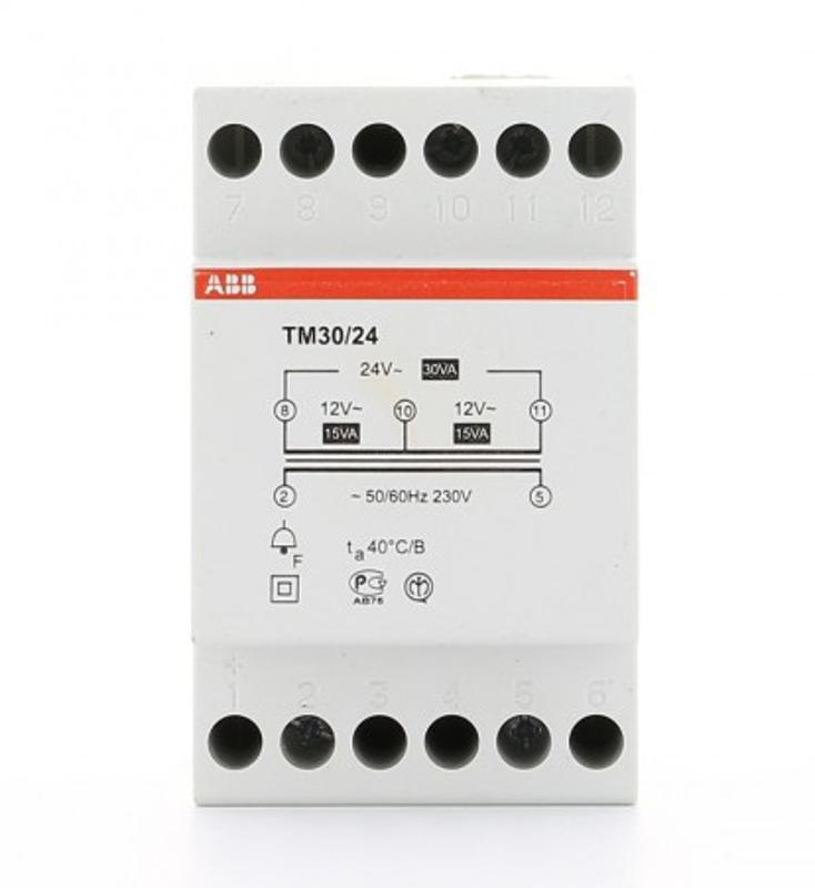 Трансформатор звонковый TM30/24|2CSM228765R0802| ABB — миниатюра 2