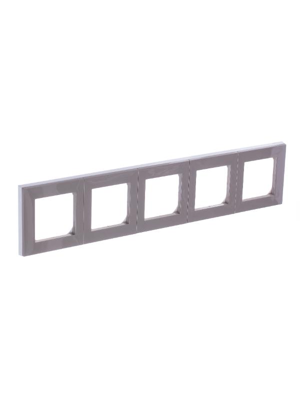 ABB Levit Кофе макиато / белый Рамка 5-ая | 3901H-A05050 18W | 2CHH015050A6018 | ABB — миниатюра 3