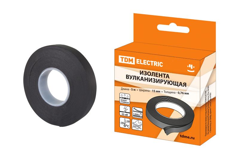 Изолента вулканизирующая 15 мм 5 метров | SQ0526-0601 | TDM — TDM ELECTRIC