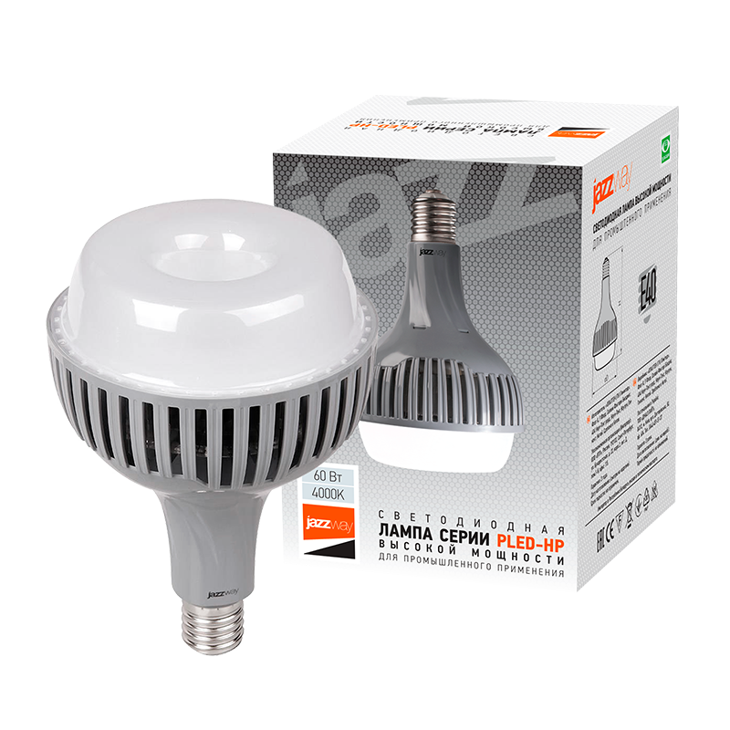 Лампа светодиодная промышленная LED 60Вт Е40 220В 4000К PLED-HP R170 отражатель (рефлектор) | 5005723 | Jazzway — миниатюра 5
