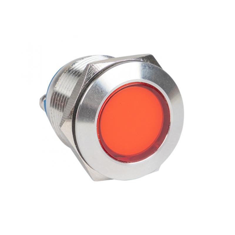Лампа красная сигнальная S-Pro67 19 мм 230В PROxima | s-pro67-311 | EKF — миниатюра 1