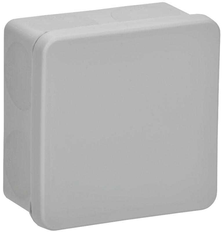 Коробка распределительная КМ42435 о/п 80х80х40мм IP67 8 вв. серая  | UKO21-080-080-040-K41-66 | IEK — миниатюра 1