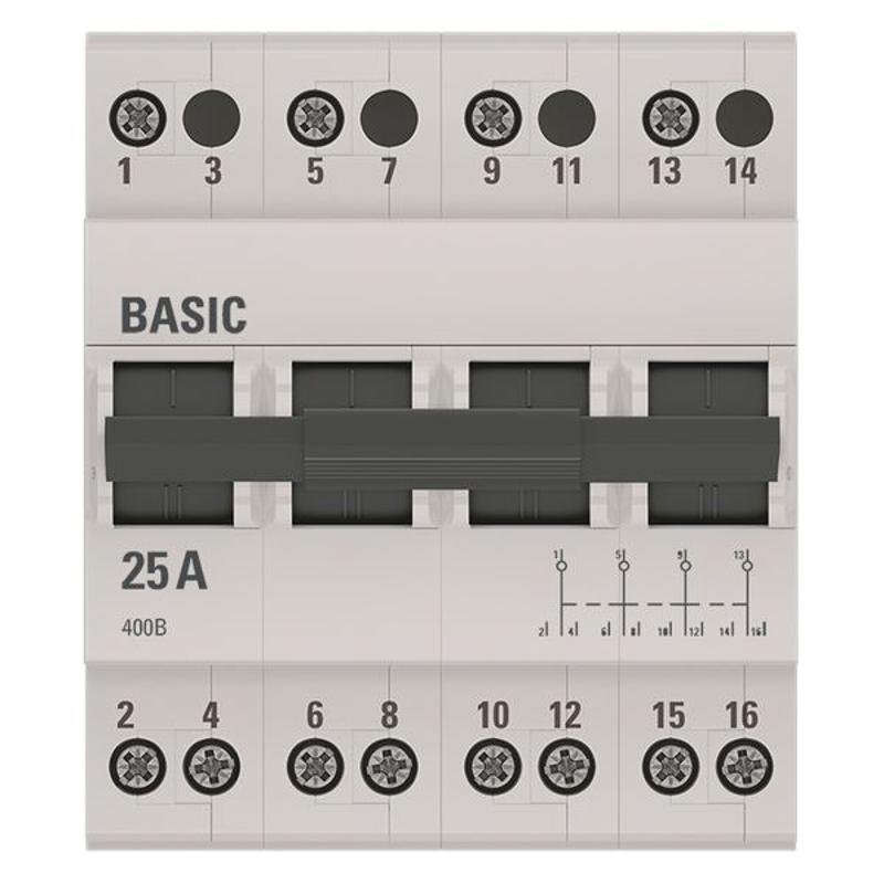 Переключатель трехпозиционный 4P 25А EKF Basic | tps-4-25 | EKF — миниатюра 2