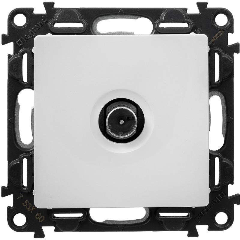 Valena LIFE DIY Белый Розетка TV оконечная 10дБ 0-862 МГц. — миниатюра 4
