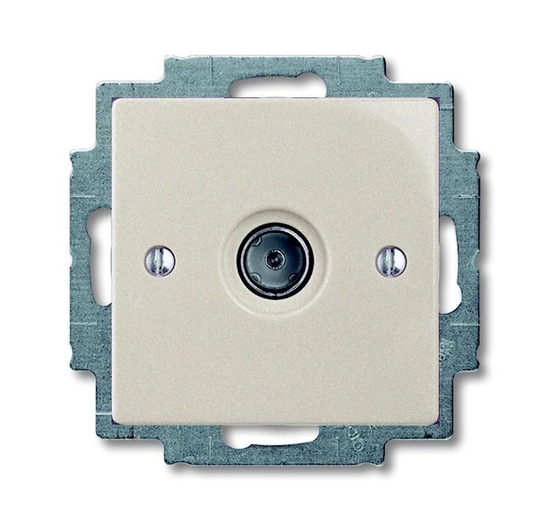 ABB Basic 55 Шампань Розетка TV оконечная | 1724-0-4310  | 2CKA001724A4310 | ABB — ABB