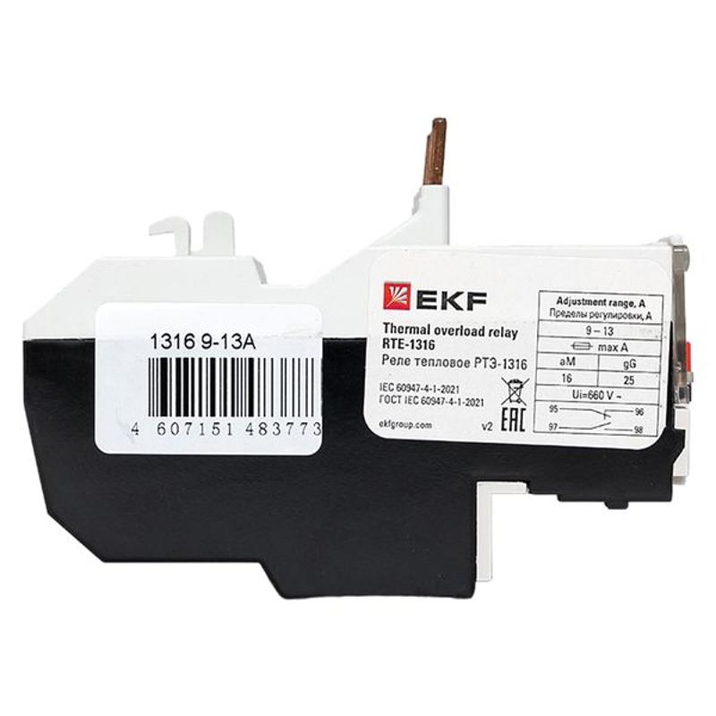 Реле тепловое РТЭ-1316 9-13А EKF PROxima | rel-1316-9-13 | EKF — миниатюра 35