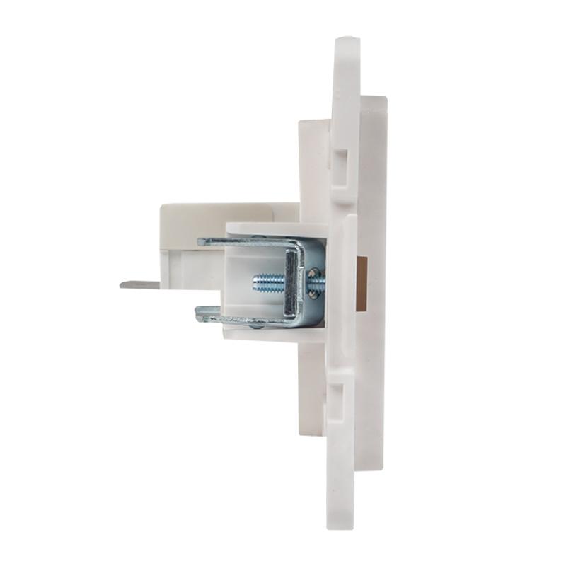 Стокгольм Механизм Розетки RJ-45 1-местной белый PROxima | EYK01-035-10 | EKF — миниатюра 3
