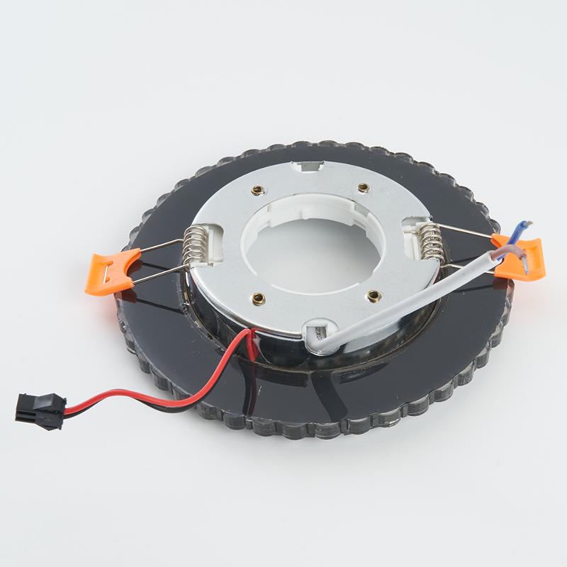 Светильник точечный встраиваемый декоративный CD4045 20LED*2835 SMD 4000K, 15W GX53, без лампы, серый, хром | 41410 | Feron — миниатюра 3