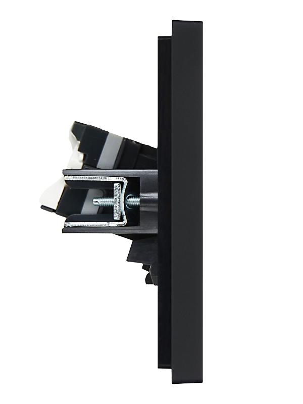 FORTE&PIANO Розетка комп. 2-ая RJ45 кат.5E FP133 черный | FP-K20-1-K02 | IEK — миниатюра 4