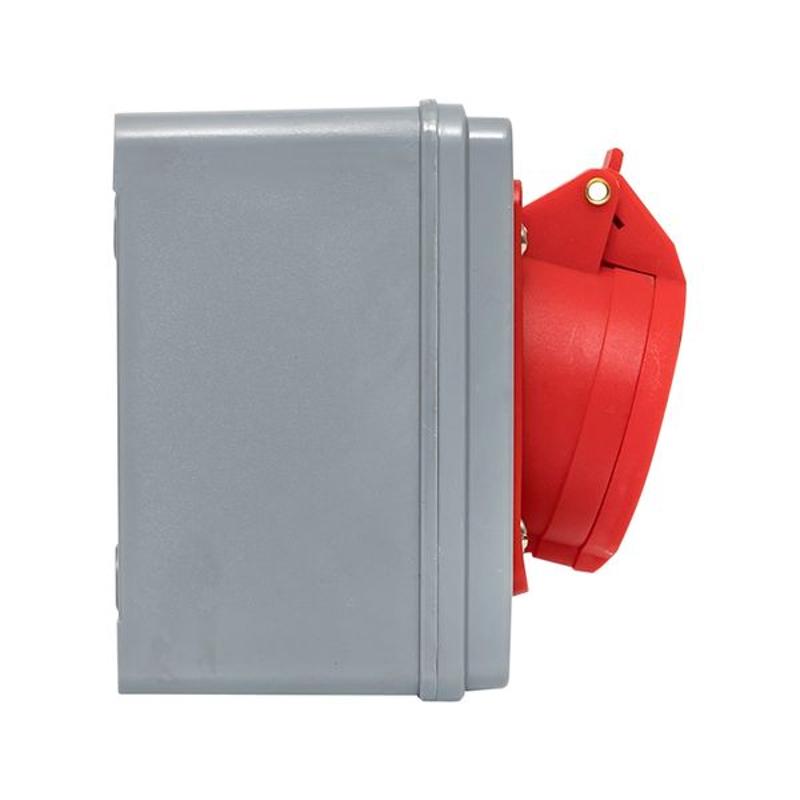 Розетка с блокировкой и выключателем 1415 3Р+РЕ+N 16А 380В IP44 EKF | ps-1415-16-380 | EKF — миниатюра 15