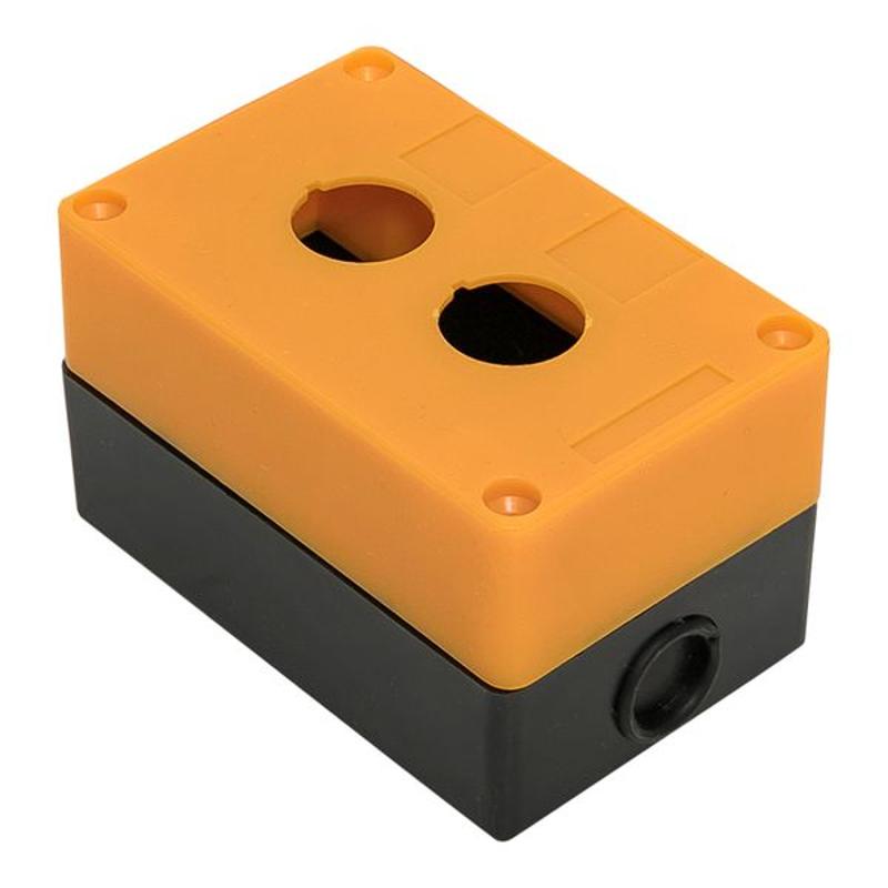 Корпус КП102 пластиковый 2 кнопки желтый EKF PROxima | cpb-102-o | EKF — миниатюра 12