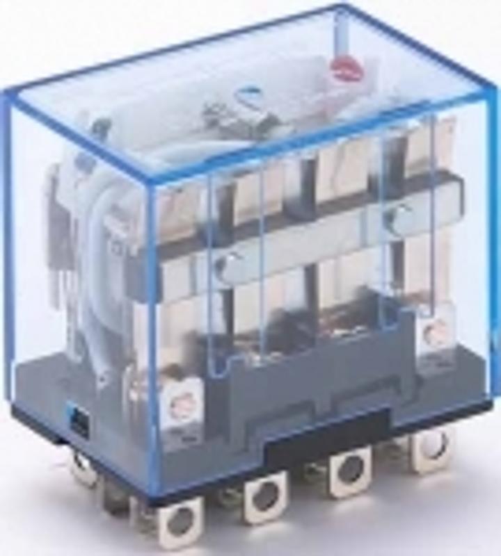 Промежуточное реле 4 конт. с инд. LED 10А 220В AC ПР | 23210DEK | DEKraft — миниатюра 2
