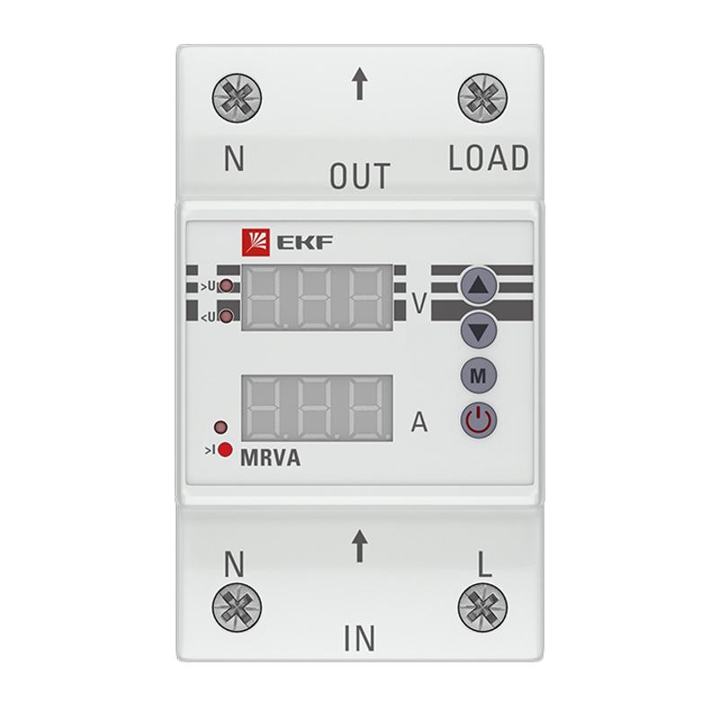 Реле напряжения и тока с дисплеем MRVA 40A EKF PROxima | MRVA-40A | EKF — миниатюра 4