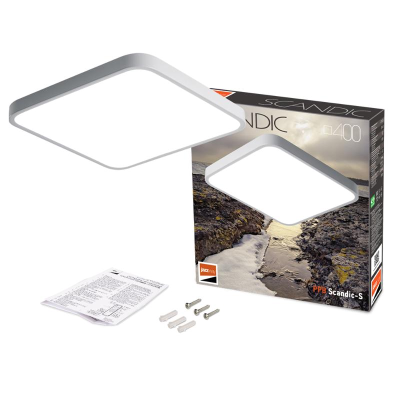 Светильник светодиодный бытовой PPB Sсandic-S 54w 4000K WH IP20 420*430*50 | .5037212 | JAZZWAY — миниатюра 3