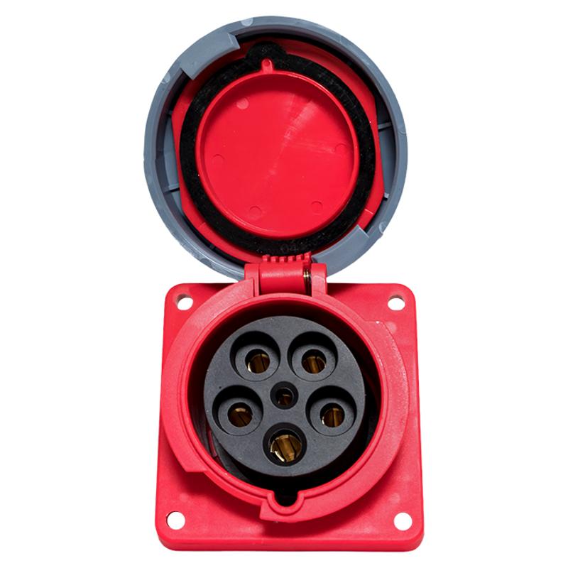 Розетка стационарная внутренняя угловая 4452 3Р+РЕ+N 125А 380В IP67 EKF PROxima | ps-4452-125-380 | EKF — миниатюра 9