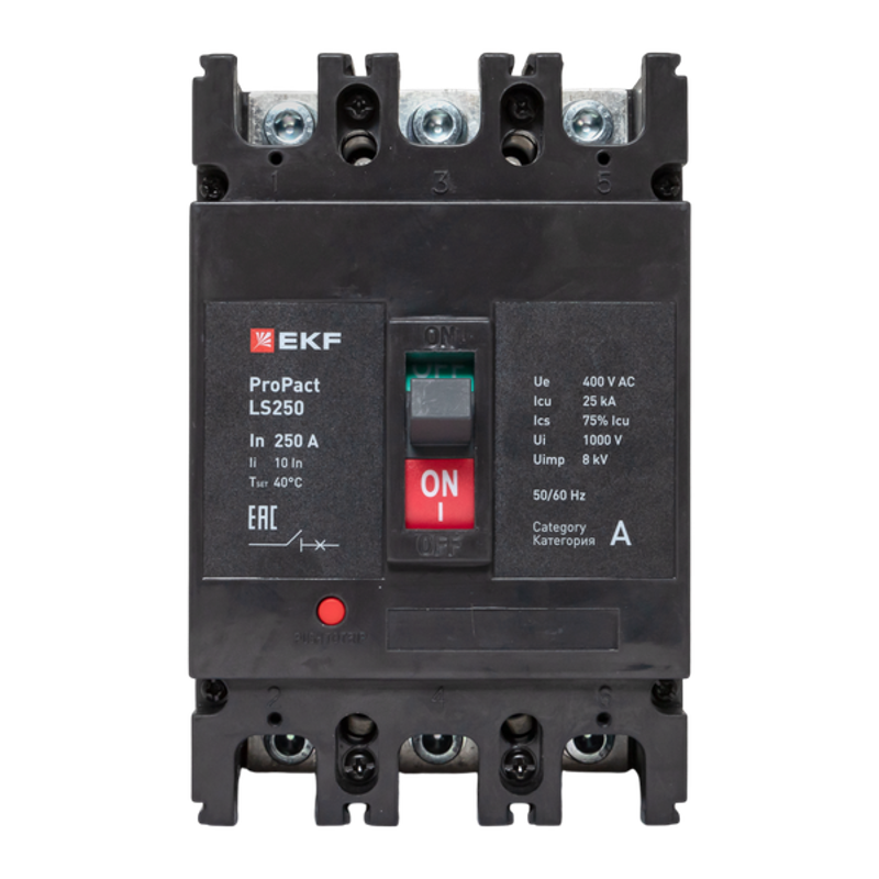 Выключатель автоматический LS250 25кА 3P 250А ProPact | mccb-250-25-3-250-ls | EKF — миниатюра 21