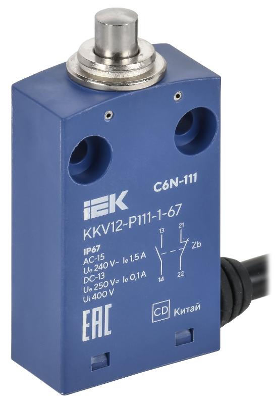 Выключатель концевой C6N-111 толкатель IP67 | KKV12-P111-1-67 | IEK — IEK (ИЭК)