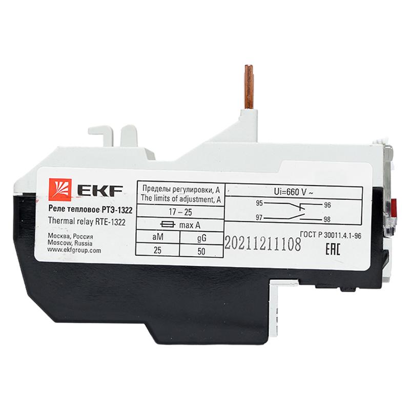 Реле тепловое РТЭ-1322 17-25А EKF PROxima | rel-1322-17-25 | EKF — миниатюра 15