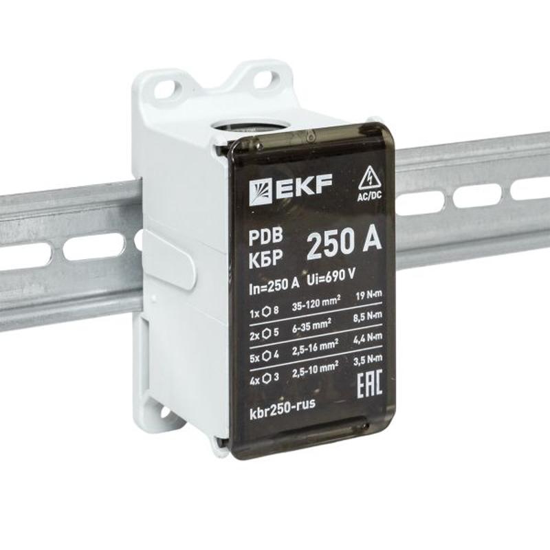 Клеммный блок распределительный КБР 250A  |kbr250-rus| EKF — миниатюра 3