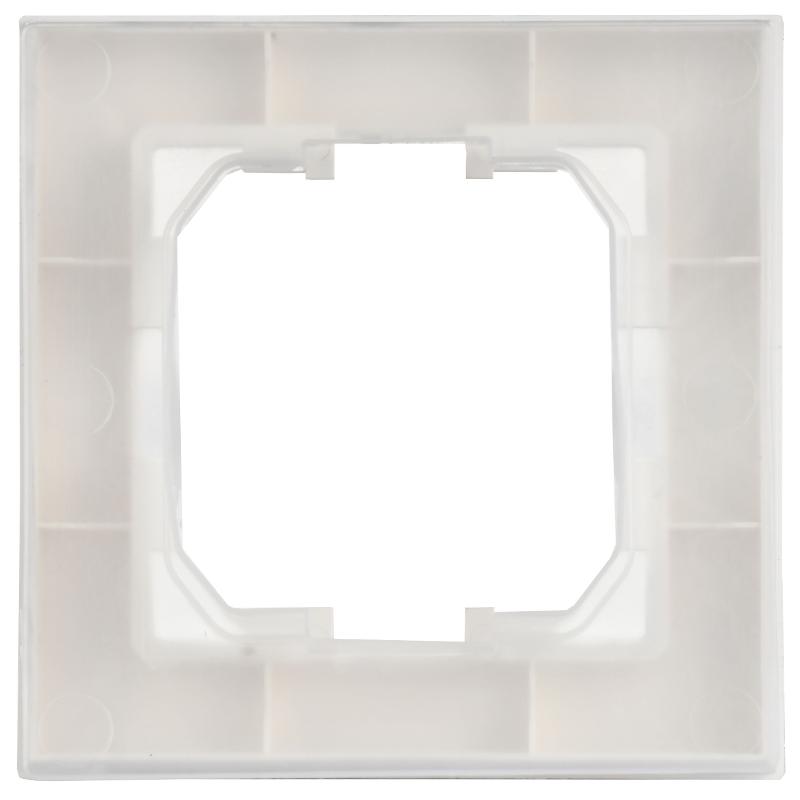 BRITE Рамка 1-местная IP44 РУ-1-БрАБ-44 арктический белый  | BR-M12-44-K91 | IEK — миниатюра 3
