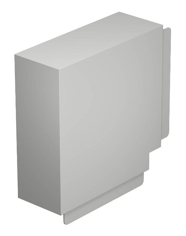 Крышка плоского угла кабельного канала WDK 100x230 мм (ПВХ,светло-серый) (WDK HF100230LGR) | 6183573 | OBO Bettermann — OBO Bettermann