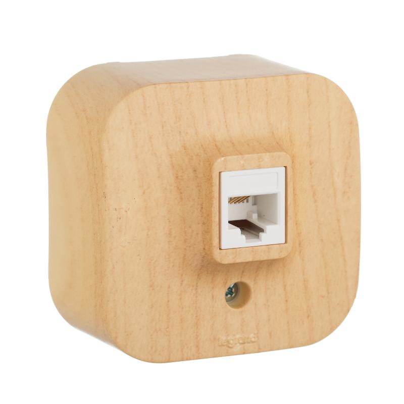Quteo Сосна Розетка RJ11 | 782274 | Legrand — Legrand