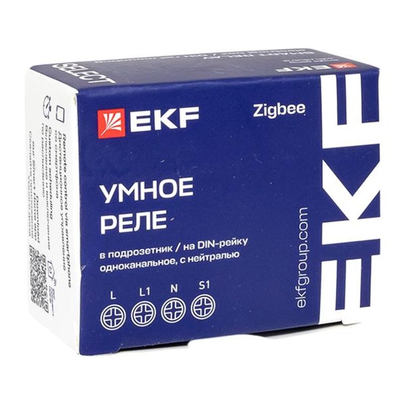 Умное реле в подрозетник 1-канальное с нейтралью Zigbee EKF Connect Select | ssh-1g-zb | EKF — миниатюра 10