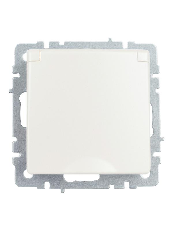 BRITE Розетка с заземлением со шторками с кр. 16А IP44 РСбш10-3-44-БрЖ жемчуг | BR-R16-16-44-K36 | IEK — миниатюра 5