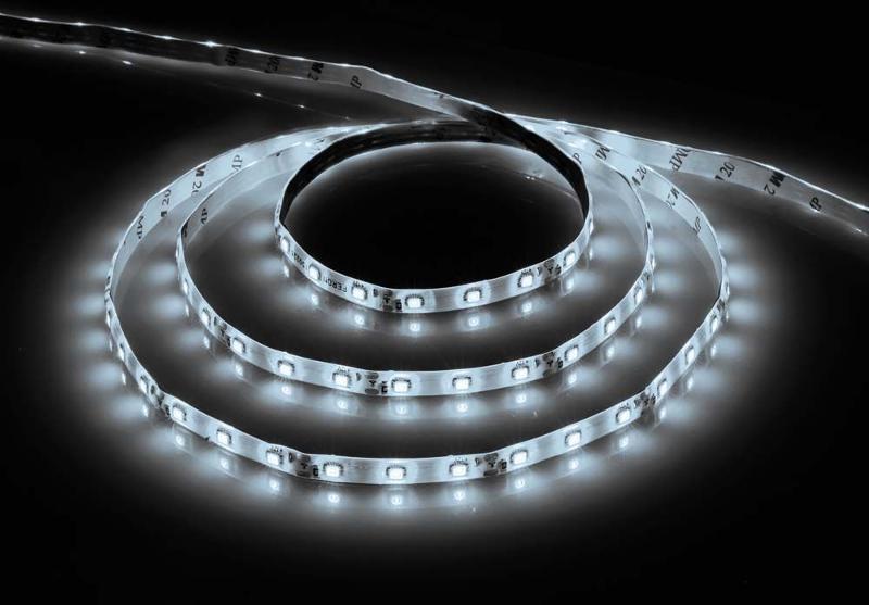 Лента светодиодная LS603/ 60SMD(2835)/м 4.8Вт/м 12V 1000*8*1.22мм 6500К | 27744 | FERON — Feron