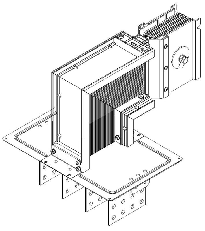 Секц. флан. вниз Тип2 1000А Al 3L+N+PER IP55 тран. IEK | LB-1000A4-35-F-FD2 | IEK — IEK (ИЭК)