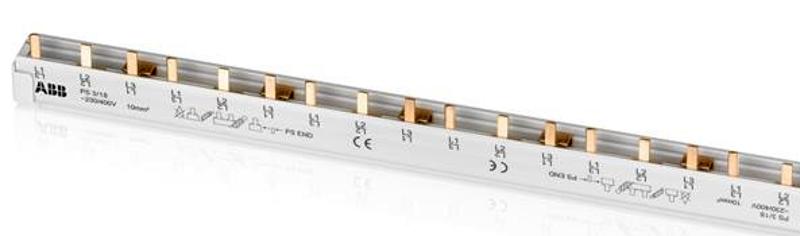 Шина комплектная 3ф.шина 60мод.80А PS3/60/16 | 2CDL230001R1660 | ABB — ABB