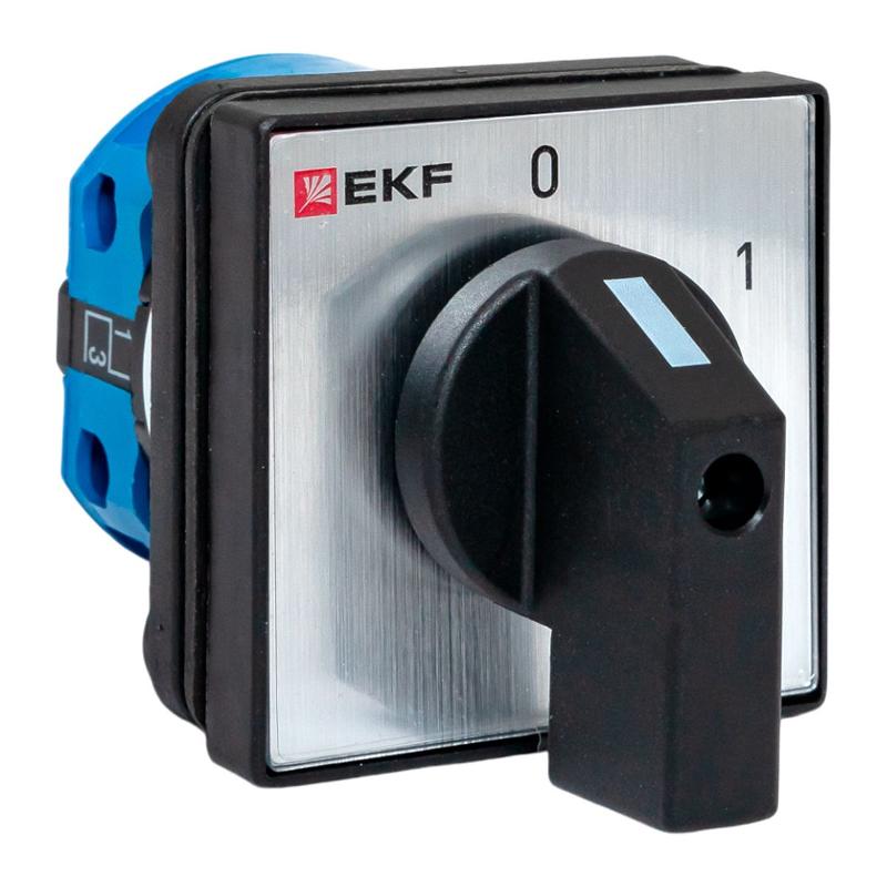 Переключатель кулачковый ПК-1-12 10А 2P «0-1» IP65 | pk-1-12-10-65 | EKF — EKF