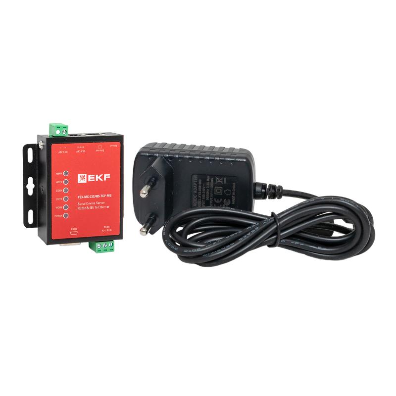 Преобразователь RS-232/485 в Ethernet, Modbus TCP/RTU/ASCII TSX |TSX-MC-232/485-TCP-MB|EKF — миниатюра 19
