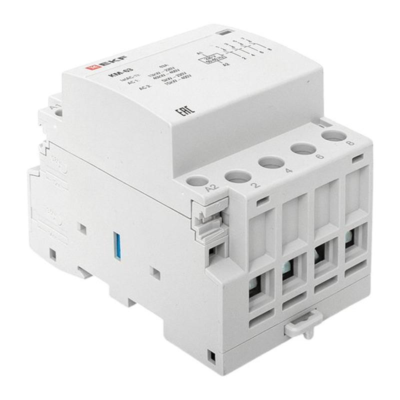 Контактор модульный КМ 63А 4NО (3 мод.) EKF PROxima | km-3-63-40 | EKF — миниатюра 14