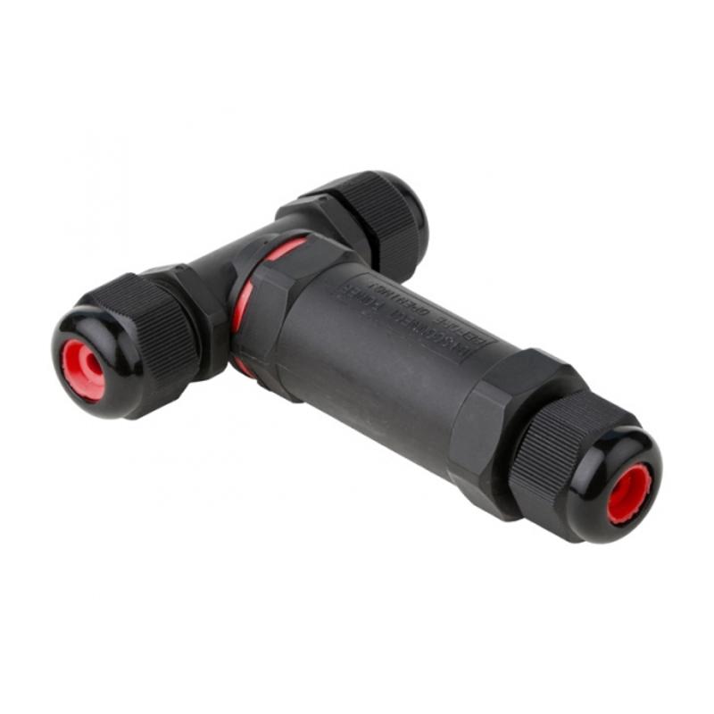 Кабельный коннектор Т-образный (клеммник 5PIN) IP68 FreeTools | plc-uac-cb5T | EKF — миниатюра 1